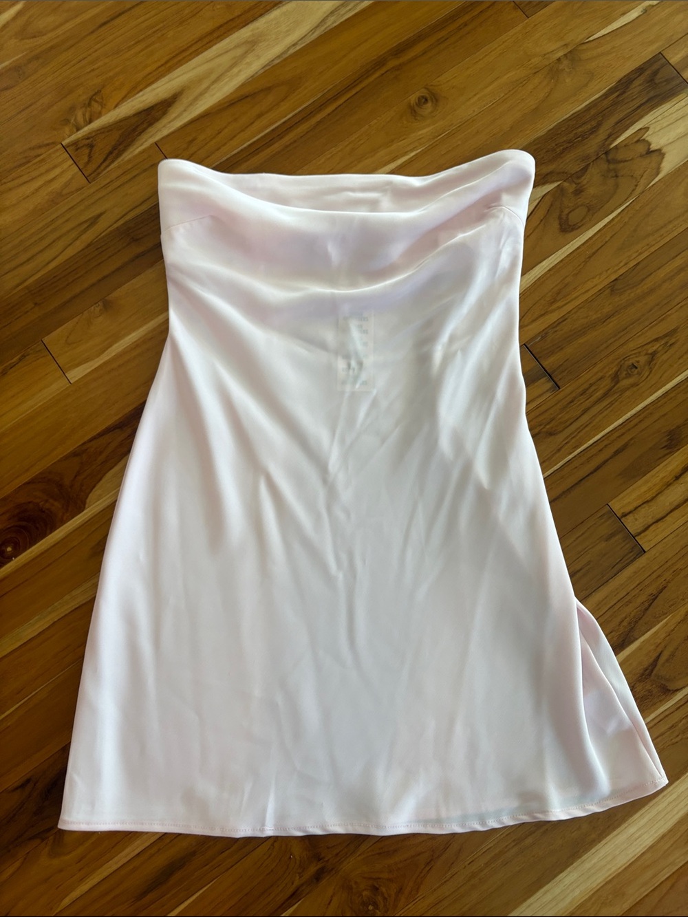 Urban Outfitters Strapless Light Pink Mini Dress